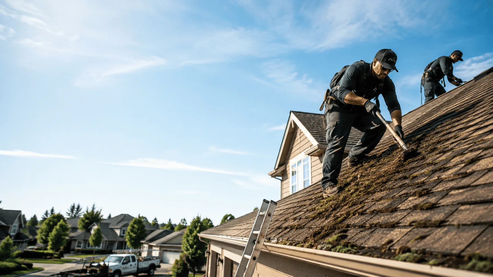 Roof Moss Removal in Sun, LA near me